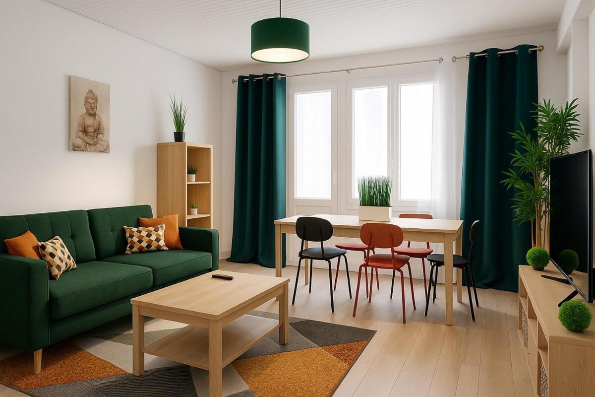 Elegant T3 Renove, Wifi, 6 Personnes Max Appartement Blois